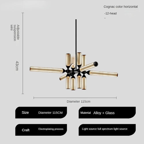Tischlampe aus Glas im italienischen Design für moderne Räume - vue 15 sur 19