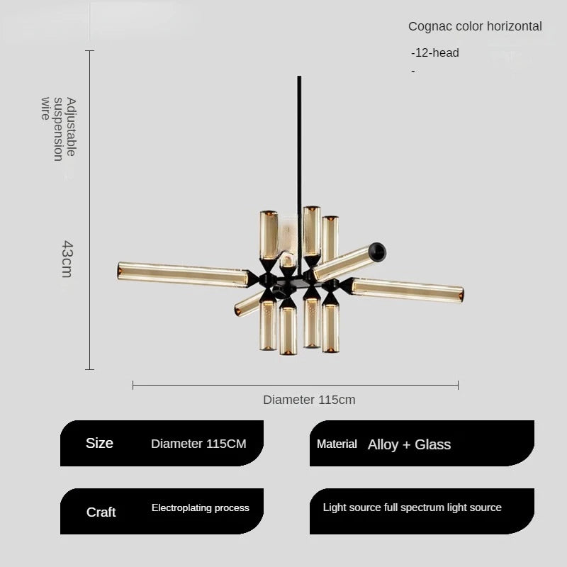 Tischlampe aus Glas im italienischen Design für moderne Räume - vue 14 sur 19