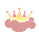 applique murale couronne pour chambre d'enfant avec télécommande