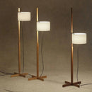 lampe de sol en bois massif abat-jour tissu nordique décoration intérieure