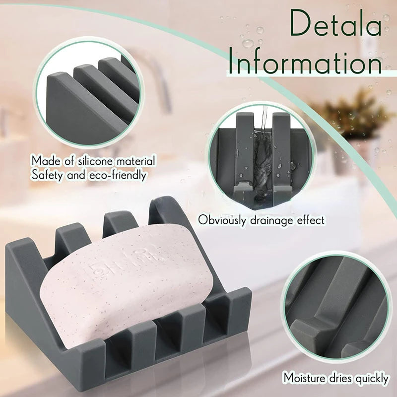 distributeur de savon inclinable en silicone pratique et fonctionnel - vue 11 sur 17