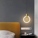 lustre led minimaliste en acrylique et cuivre gradation 3 températures
