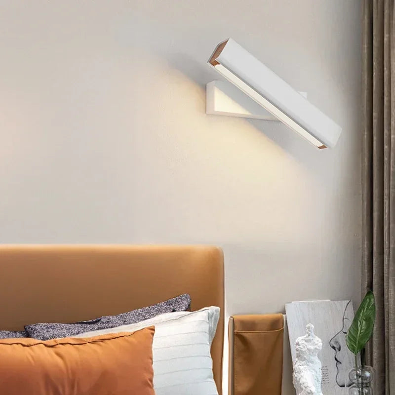 applique murale led moderne rotative pour décoration intérieure - vue 5 sur 12