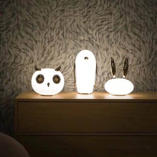 lampe de bureau led design animal créatif minimaliste décoratif