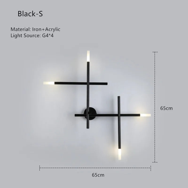 Minimalistische LED-Wandleuchte für die Innendekoration