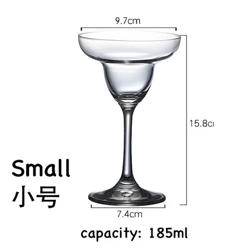 Verre à cocktail élégant style margarita vin champagne