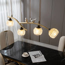 lustre led oiseau créatif en cuivre pour maison et restaurant