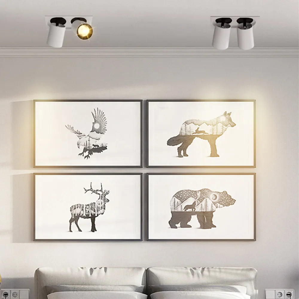 spot led encastré rotatif à intensité variable pour intérieur - vue 5 sur 5