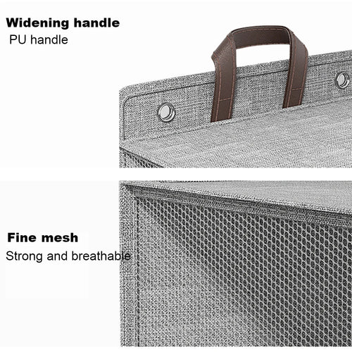 1pc Foldable Adhesive Laundry Basket Hamper, Multifunctional Punch Free Wall Hanging Washing Clothes Mesh Hook Organizer - vue 7 sur 7
