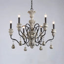 Style américain Rural rétro Style français lustre nostalgique salon chambre lampe fer Art Style européen lampes suspendues