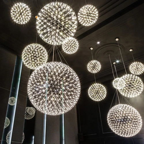 boule d'étincelle led pour décoration de fête restaurant - vue 5 sur 6