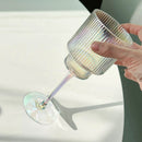 Verres a vin 350 ml style nordique rayures