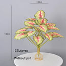 branches de ficus artificiel pour décoration de jardin et paysage