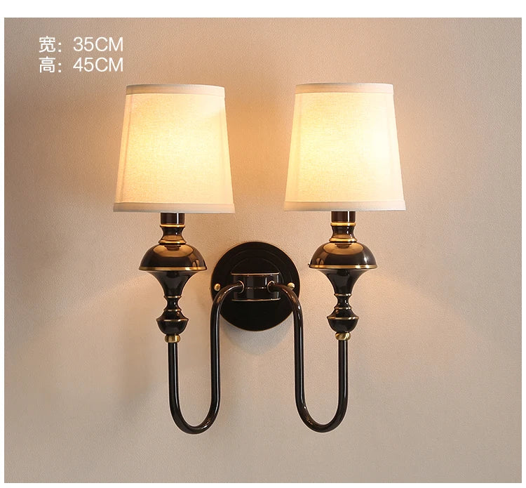 All copper wall lamp living room background wall lamp bedroom headboard staircase hallway copper wall lamp - vue 5 sur 8