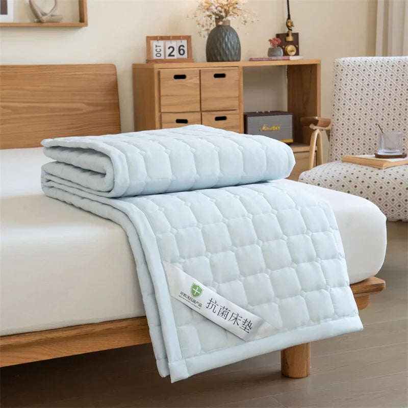 Cooling Mattress Topper for Summer,Foldable Bed Mat Cool Sleeping Mattress,Soft Breathable Roll Up Bed for Single Double Bed