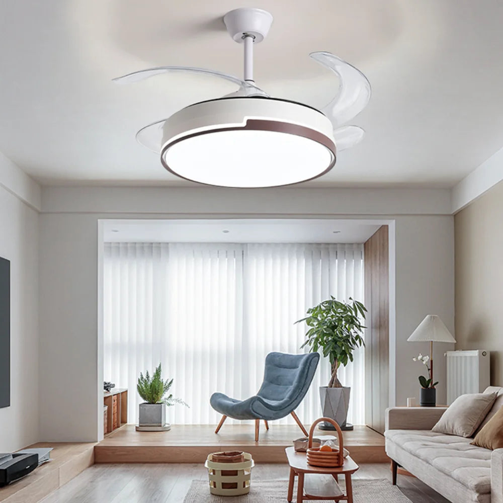 ventilateur led invisible moderne pour décoration intérieure élégante - vue 3 sur 10