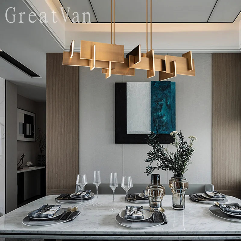 lustre post-moderne de style 	 pour restaurant luxueux - vue 3 sur 5