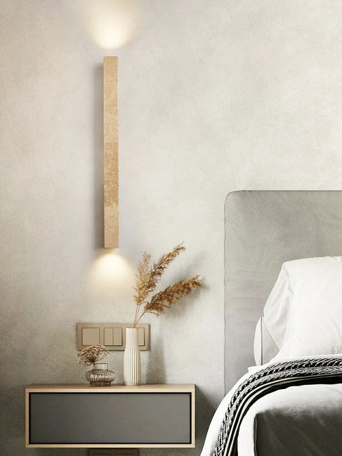 Applique murale longue Led en pierre - vue 4 sur 21