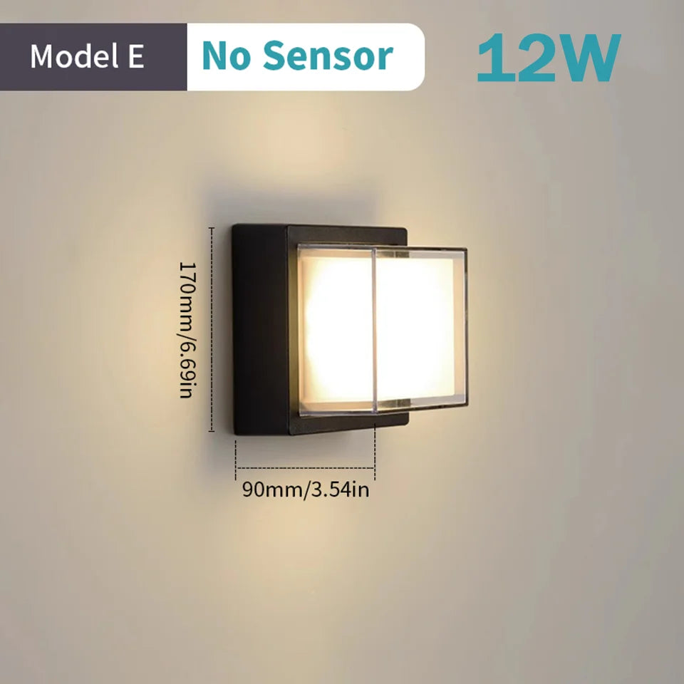 LED-Außenwandleuchte mit automatischem Bewegungssensor - vue 8 sur 20