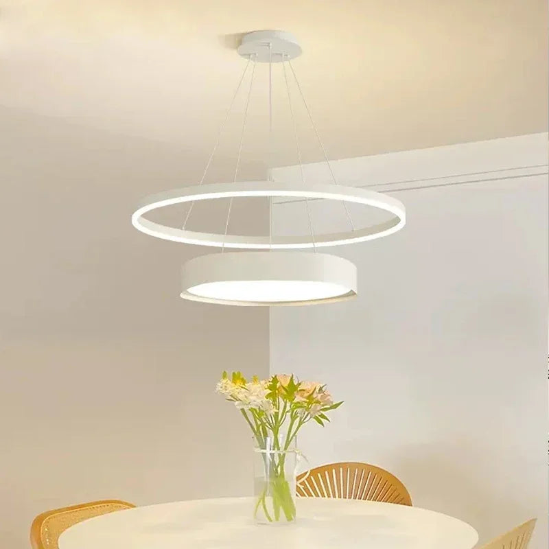 lustre led moderne minimaliste pour intérieur - vue 3 sur 8