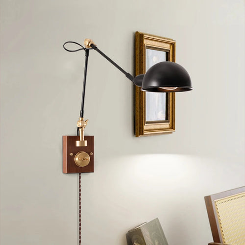 Moderne Wandleuchte mit langem Arm – dekorative Innenleuchte - vue 3 sur 7