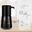 Automatic Soap Dispenser Kitchen, Foaming Soap Dispenser Bathroom, Foam Soap Dispenser Touchless for Bathroom Black
