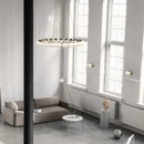 Minimalistischer Glas-Kronleuchter für elegante Inneneinrichtung