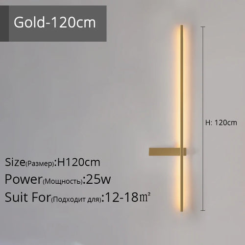 Minimalistische LED-Wandleuchte aus Aluminium für Innenbeleuchtung - vue 10 sur 18
