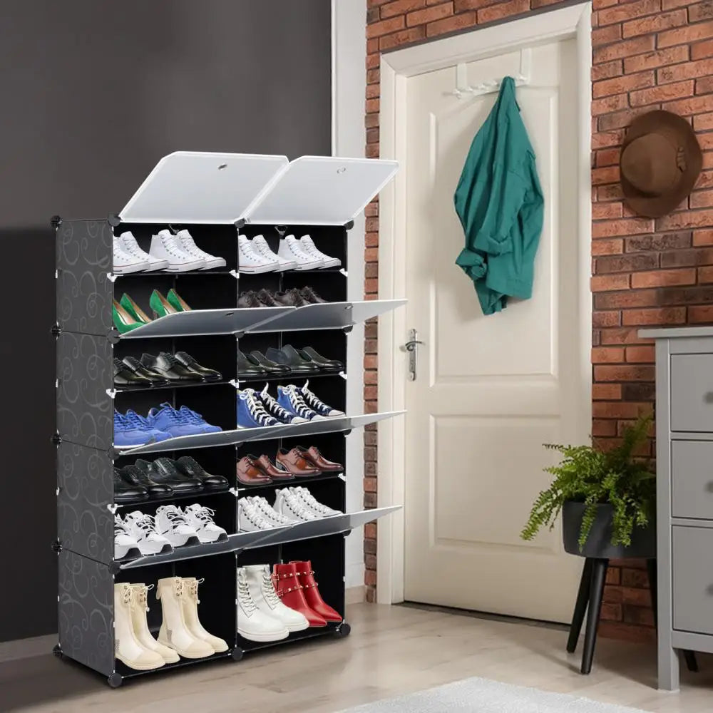 meubles modulaires de rangement modernes pour chaussures - vue 6 sur 8