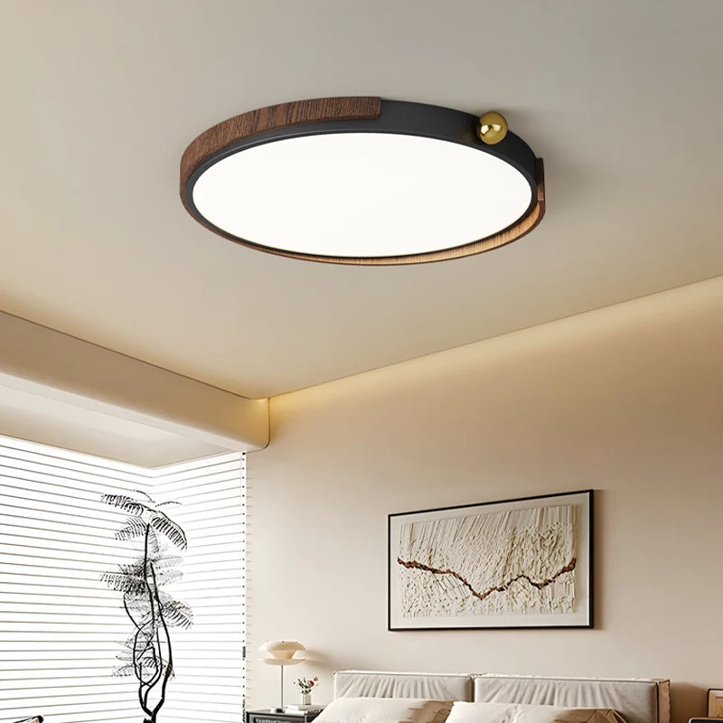 Moderner LED-Deckenleuchte im nordischen Design für den Innenbereich - vue 4 sur 12