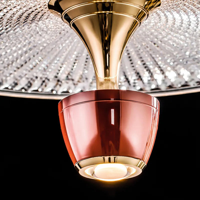 LED-Pendelleuchte Acryl Rund Höhenverstellbar - vue 6 sur 9
