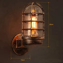 Vintage Industrielle LED-Wandleuchte aus Eisen im Loft-Stil Retro Modern