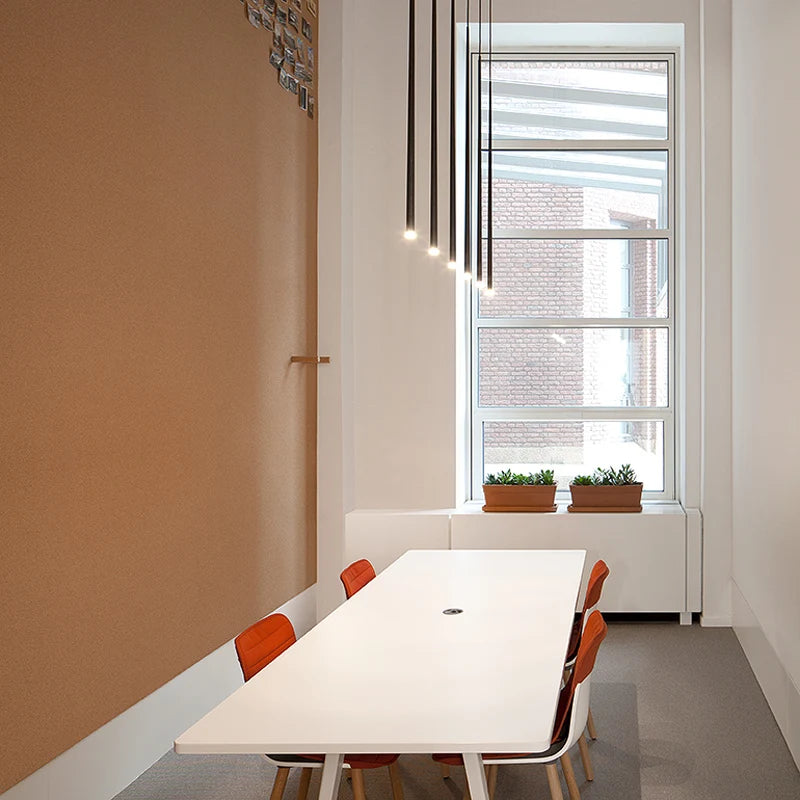 lustre longue ligne luxe pour éclairage intérieur et décoration - vue 6 sur 12