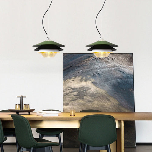 Kronleuchter aus Glas für eine elegante und moderne nordische Atmosphäre - vue 4 sur 10