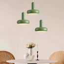 Bauhaus Pendelleuchte nordisch retro weiß