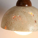 LED-Pendelleuchte aus Naturstein mit verstellbarem Kabel