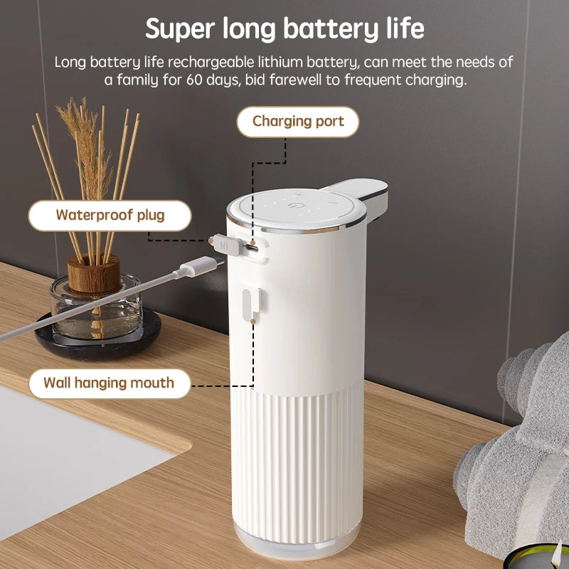 distributeur automatique de savon liquide mousse à 4 niveaux - vue 3 sur 7