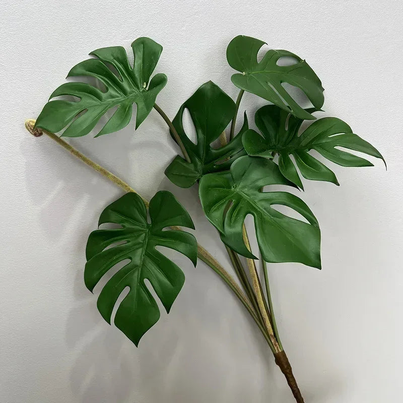 feuilles de tortue artificielles pour décoration intérieure plantes vertes