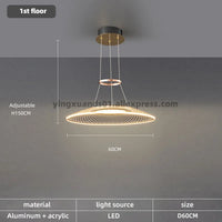 LED-Pendelleuchte mit zwei Leuchten für Hotel und Restaurant