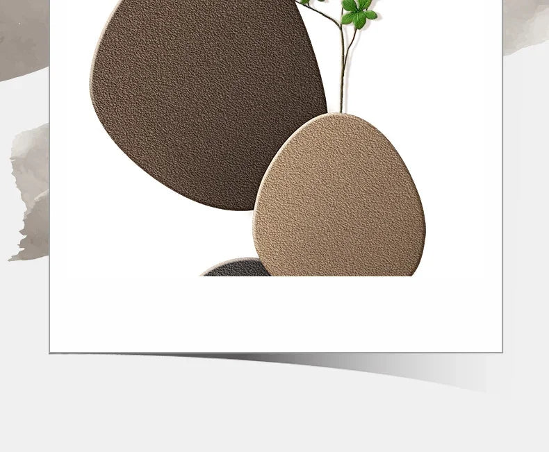 applique murale moderne décorative avec motif plante verte - vue 6 sur 6