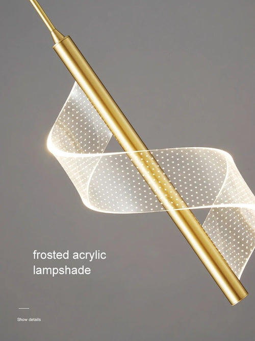 suspension cuivre minimaliste moderne luxe