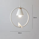Moderne nordische Vogel-Pendelleuchte aus Eisen für die Innendekoration