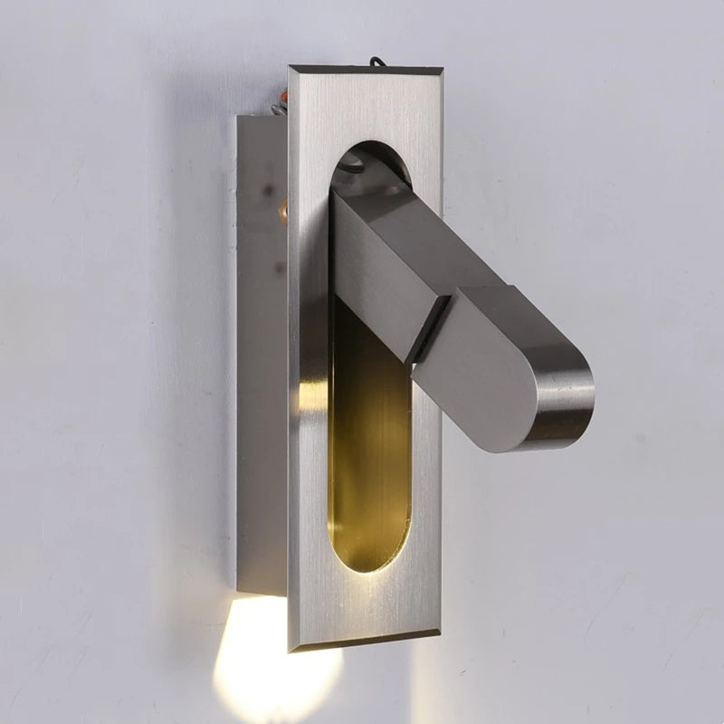applique murale led pliante design moderne idéal hôtel angle réglable - vue 6 sur 17