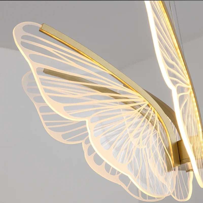 suspension papillon moderne pour décoration intérieure élégante - vue 7 sur 10