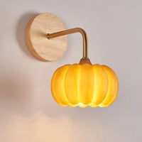Dekorative Wandleuchte Kürbis für Halloween und nordisches Interieur