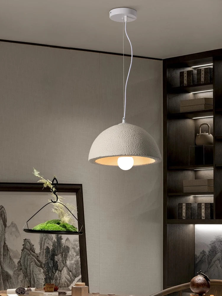 Minimalistischer nordischer Wabi Sabi Kronleuchter für Restaurant und Bar - vue 4 sur 11