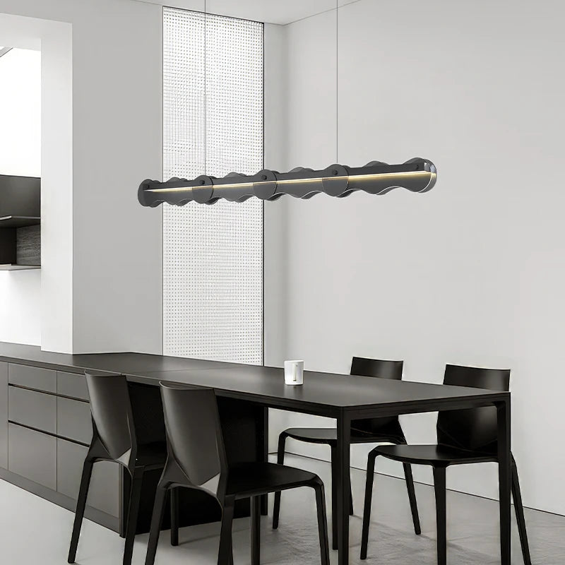 lustre créatif en verre pour ambiance moderne et élégante - vue 3 sur 8