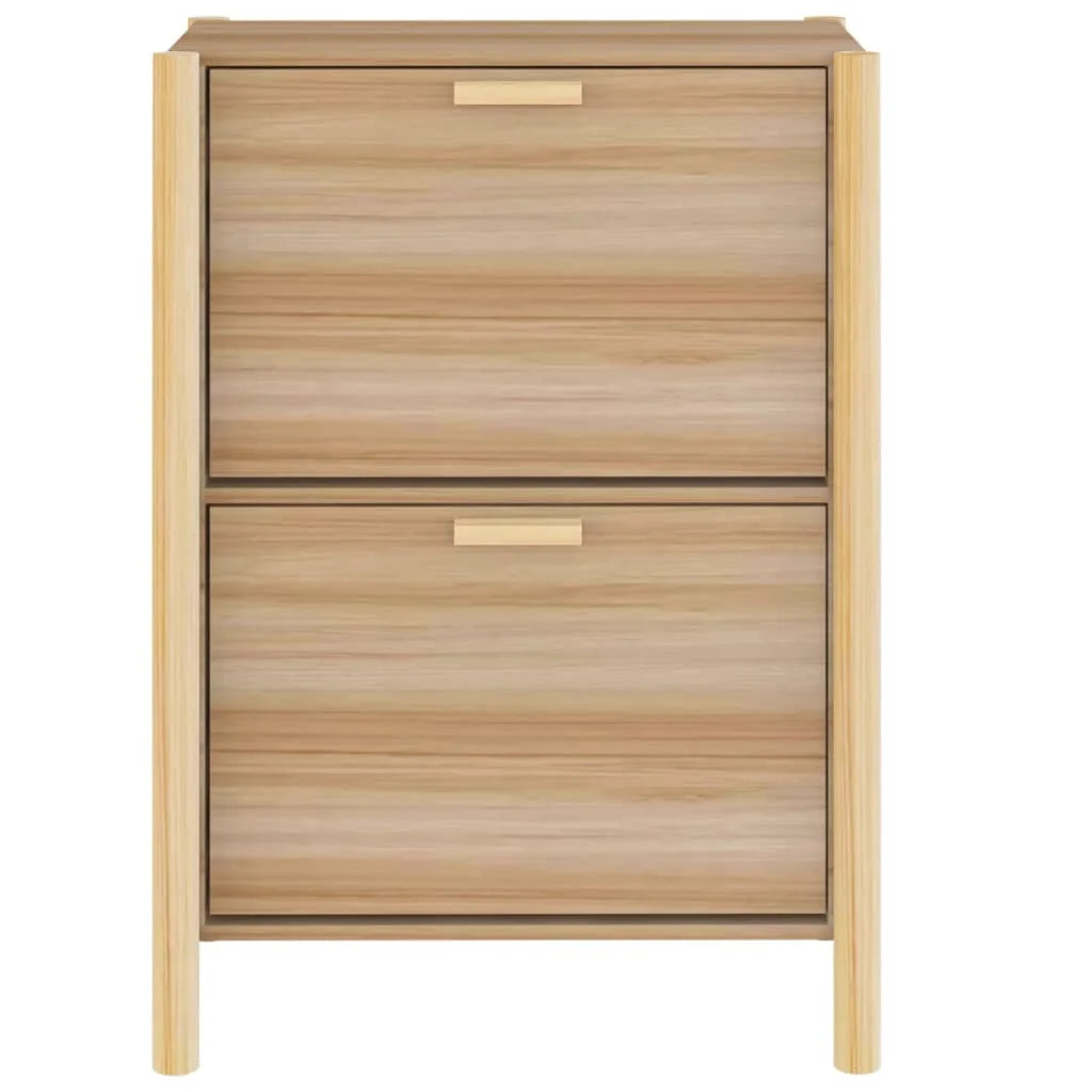 Shoe cabinet 57,5x33x80 cm wood Engineering - vue 6 sur 6