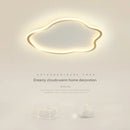 plafonnier led créatif en forme de nuages design nordique décoratif