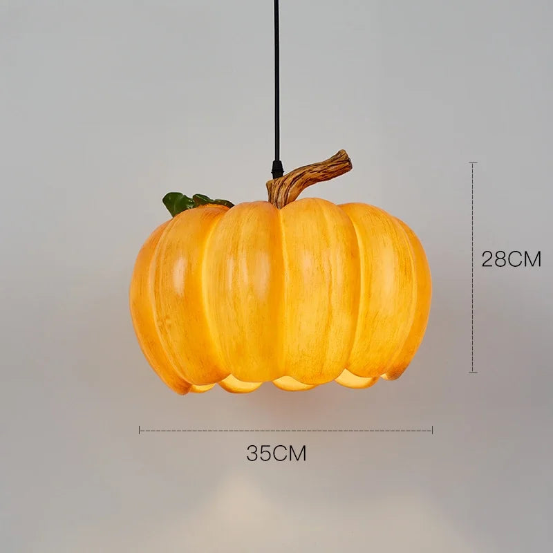 lustre rétro en forme de citrouille pour décoration d'Halloween - vue 8 sur 8